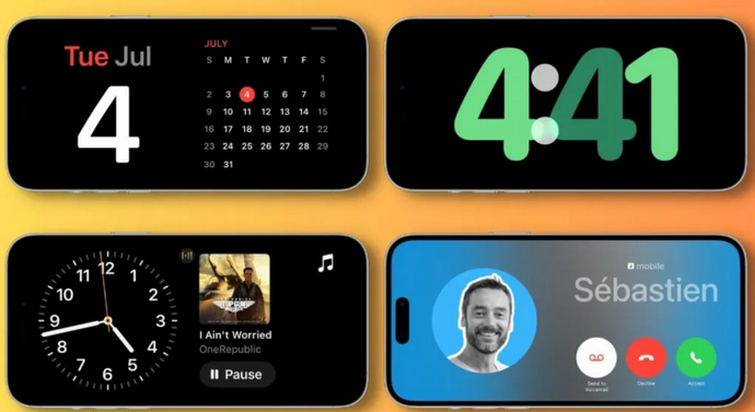 禹城苹果手机维修分享iOS17横屏充电待机显示有什么好处 