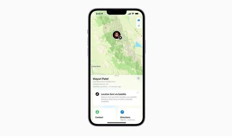 禹城苹果14维修分享iPhone14系列中 FindMy功能通过卫星分享位置方法教程 